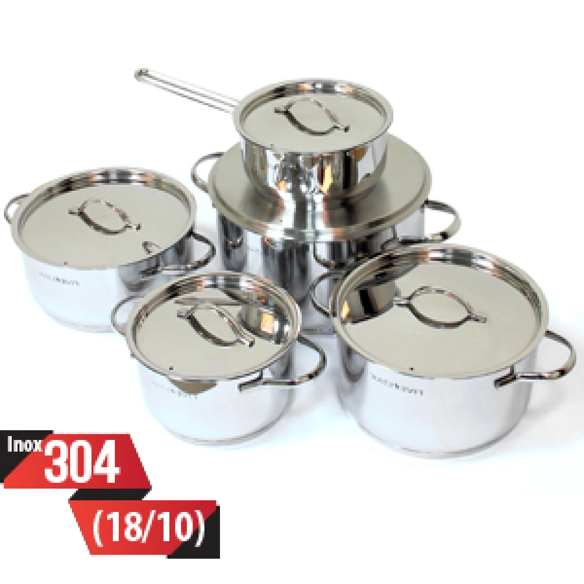 Bộ nồi inox Kitchi Fivet star